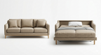 Comfortable folding sofa bed for small spaces