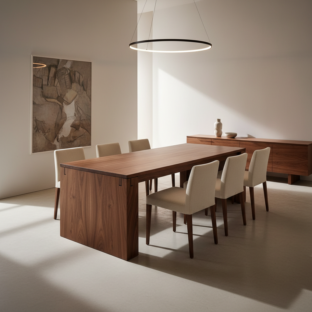 Complete dining table set for modern dining room