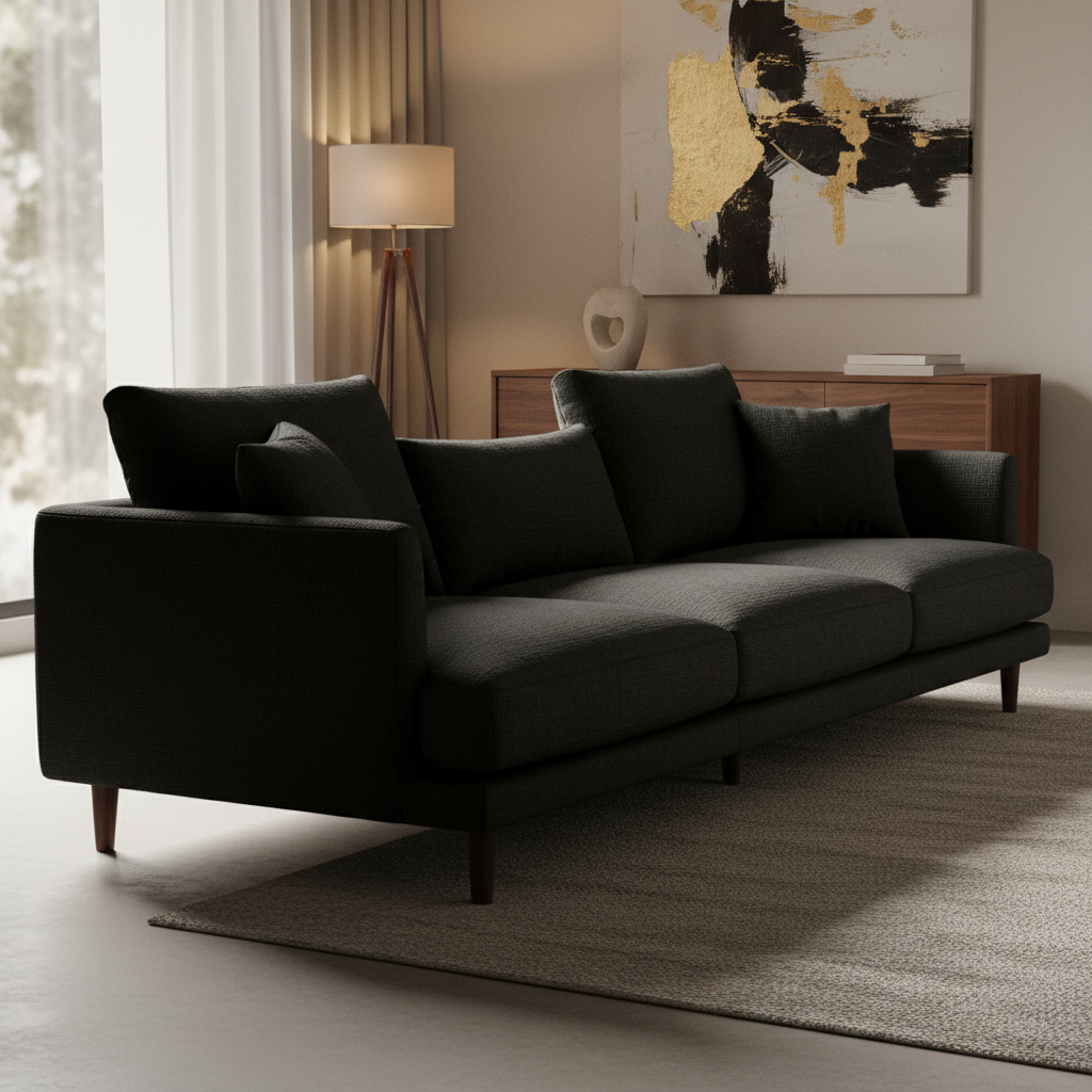premium 3 seater modern sofa